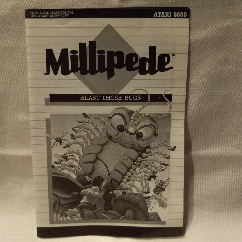 MILLIPEDE CIB - ATARI 2600 UN-Tested - Picture 6 of 7